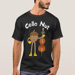 Camiseta Texto Cello Nut