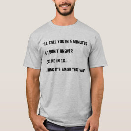 Camiseta Texto Clássico Engraçado Mensagem T-Shirt
