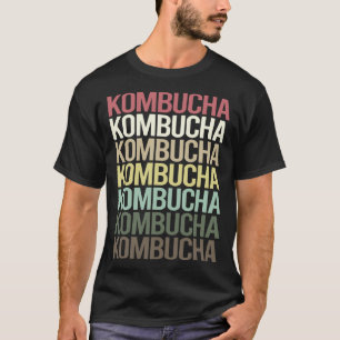 Camiseta Texto Colorido Kombucha Booch