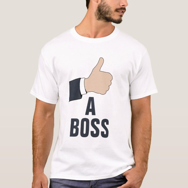 Camiseta Texto comercial positivo e humorístico COMO UM BOS (Frente)