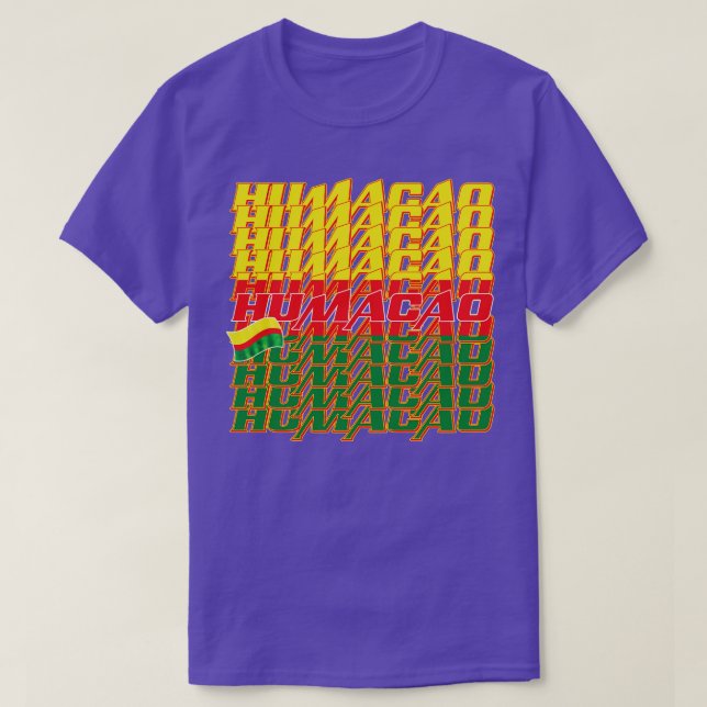 Camiseta Texto da Cascata de Humacao 2 (Frente do Design)
