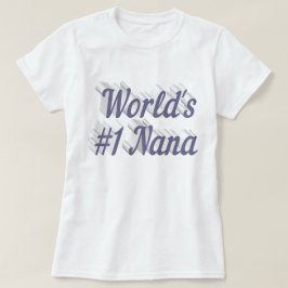 Camiseta Texto da cinza Nana