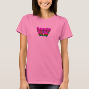Camiseta Texto da Gamer Girl