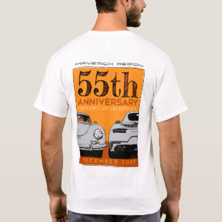 Camiseta Texto da obscuridade do aniversário de Mavs 55th