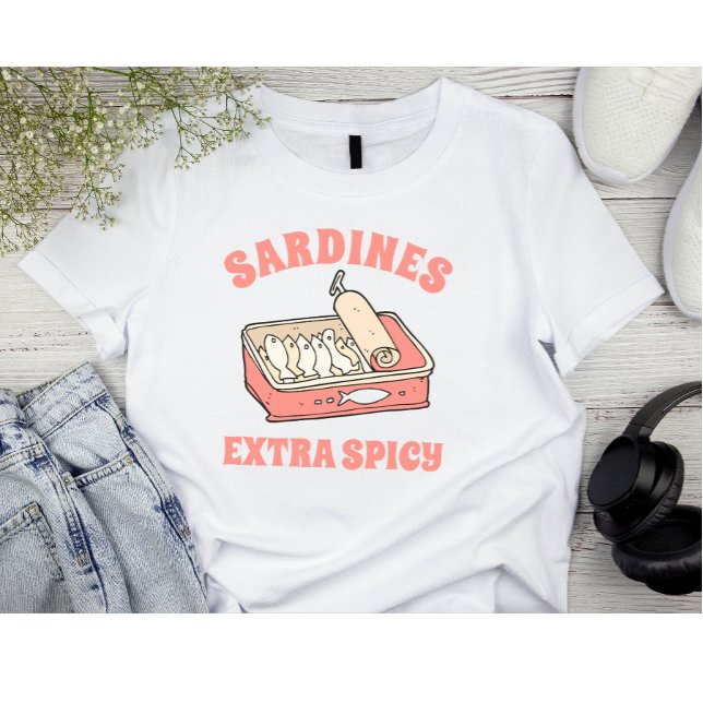 Camiseta Texto da Rosa claro do Foro Personalizado de Portu (Modern custom sardines portugal lover text t-shirt)