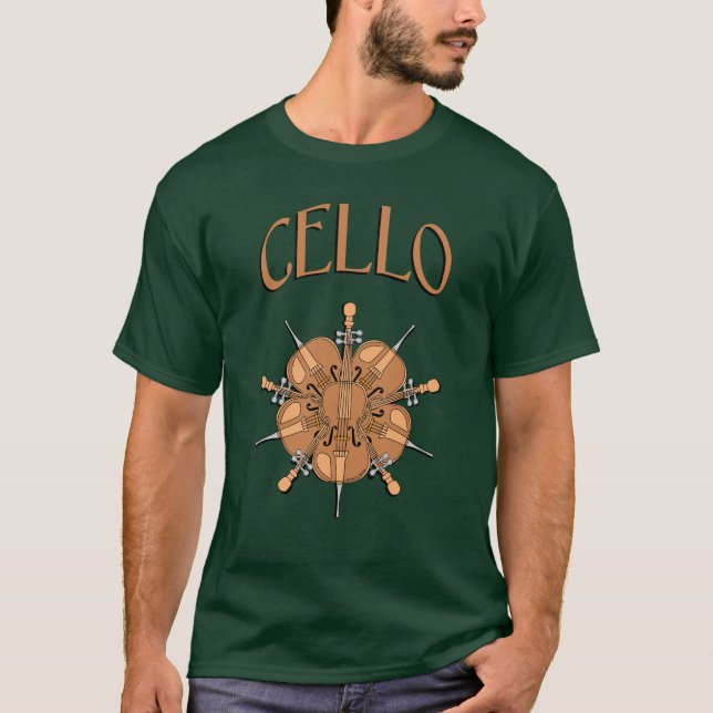 Camiseta Texto de 5 Células (Frente)