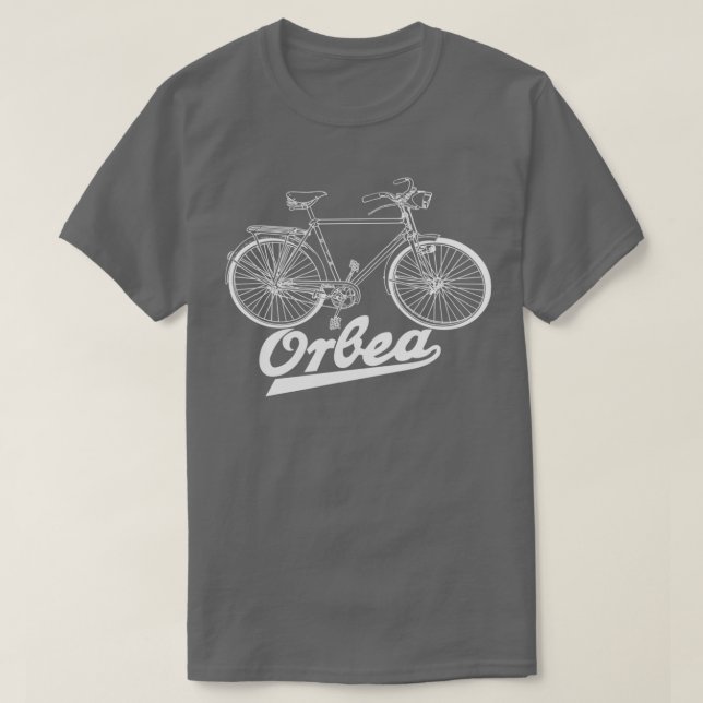 Camiseta Texto de anos 50 Orbea (Frente do Design)