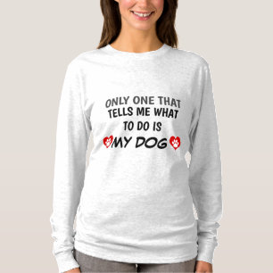 Camiseta Texto de cão bonito dizendo T-Shirt