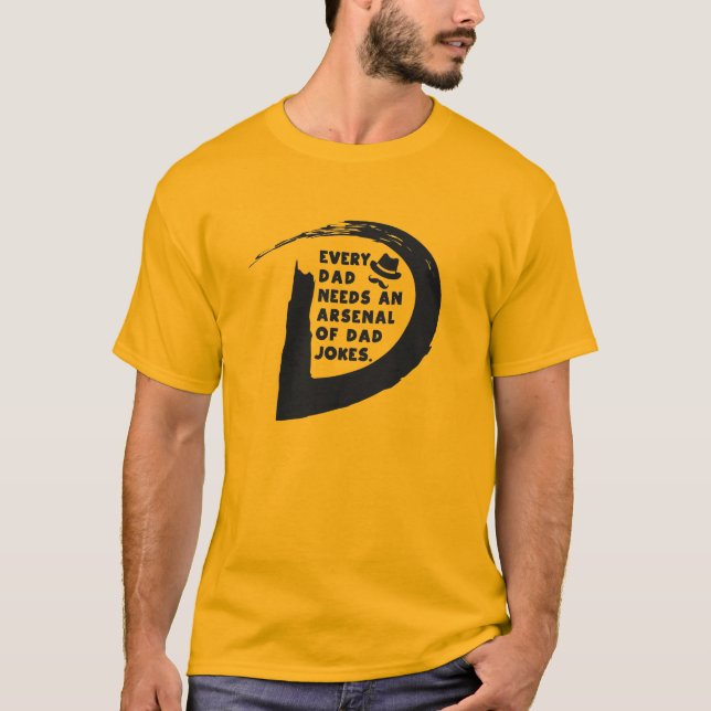 Camiseta Texto de Design Bonito Meu Pai está prestes a queb (Frente)