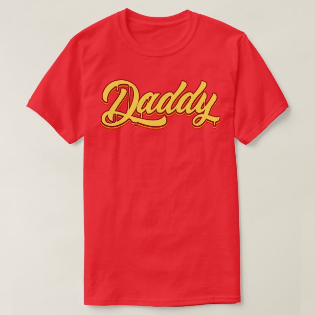 Camiseta Texto de Drivers de pai (Frente do Design)