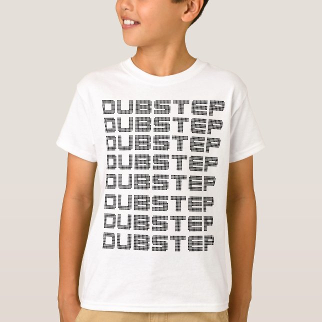 Camiseta Texto de Dubstep (Frente)