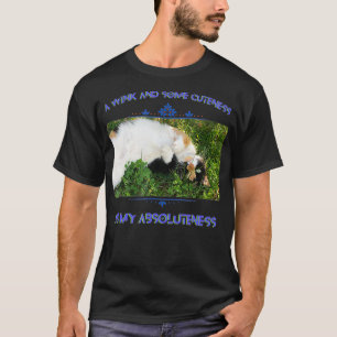 Camiseta Texto de Fotografia Gráfica de Gato de Calico Boni