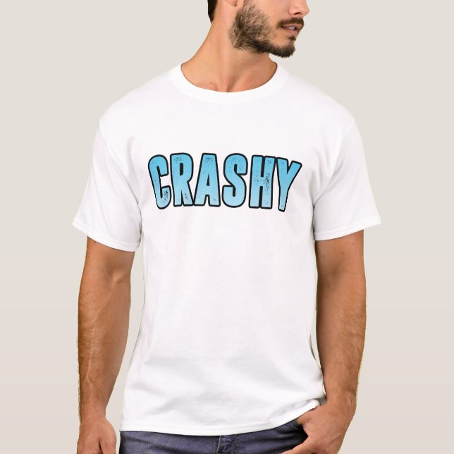Camiseta Texto de gíria de travamento (Frente)