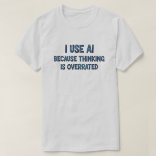 Camiseta Texto de IA Unisexo