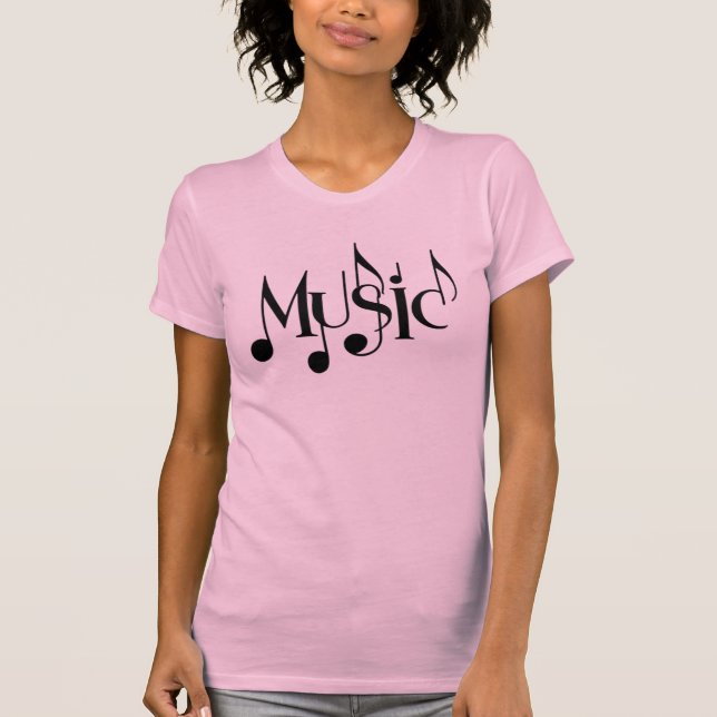Camiseta Texto de Música (Frente)