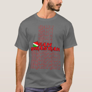 Camiseta Texto de San Sebastian Cascade