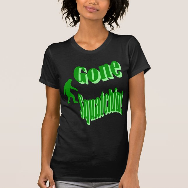 Camiseta Texto de slogan verde esguicho (Frente)