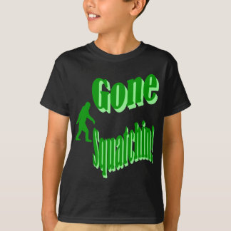 Camiseta Texto de slogan verde esguicho