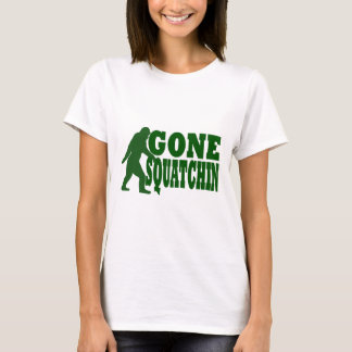 Camiseta Texto de slogan verde esguicho