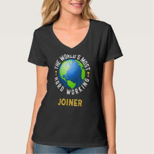 Camiseta Texto dizendo que é o maior colaborador Duro do mu