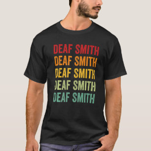 Camiseta Texto do Arco-íris do Condado de Deaf Smith