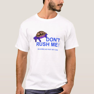 CAMISETA TEXTO DO AZUL DA TARTARUGA
