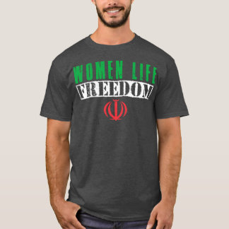 Camiseta Texto do Estilo de Vintagem da Liberdade para a Vi