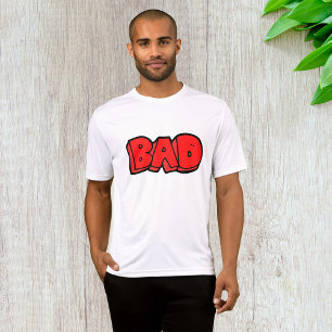 Camiseta Texto do Estilo do Grafite Vermelho Nulo