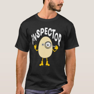 Camiseta Texto do Inspetor Egghead