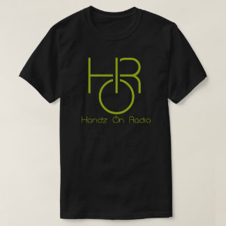Camiseta Texto do logotipo preto Handz On Radio