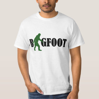 Camiseta Texto do Pé Grande & gráfico do esquilo verde