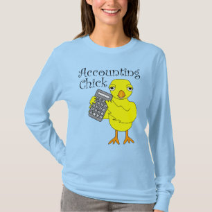 Camiseta Texto do Pintinho de Contabilidade