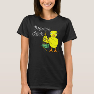 Camiseta Texto do Pintinho do Bagpipe