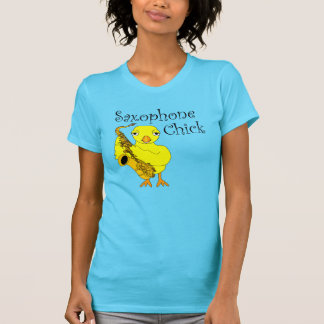 Camiseta Texto do Pintinho saxofone