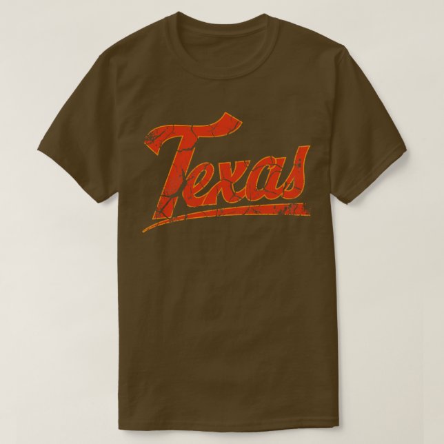 Camiseta Texto do Texas Vintage (Frente do Design)