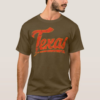 Camiseta Texto do Texas Vintage