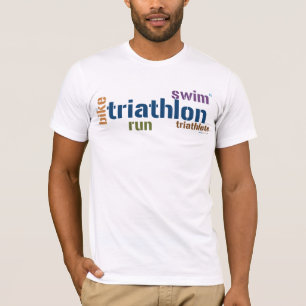 Camiseta Texto do Triathlon