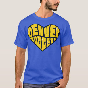 Camiseta Texto dobra de basquete Denver