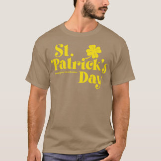 Camiseta Texto Dourado do Coordenador Shenanigans do Dia de