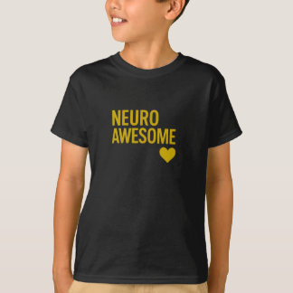 Camiseta Texto Dourado Neuro Diversidade Incrível