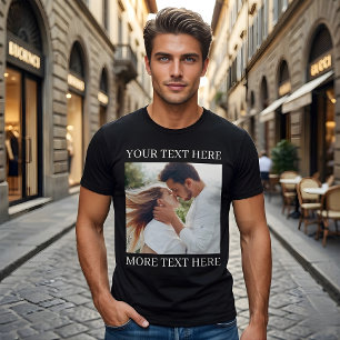 Camiseta Texto e Foto Personalizados