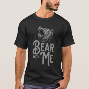 Camiseta Texto e imagem de Cinza do Bear com Mim