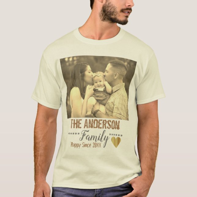 Camiseta Texto e imagem personalizados (Frente)