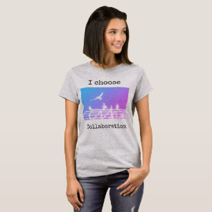 Camiseta Texto Editável Gaivotas Fofas Impressão de Arte Fr