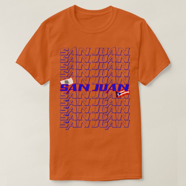 Camiseta Texto em Cascade San Juan (Frente do Design)