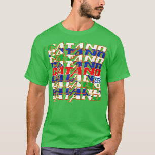 Camiseta Texto em cascata de Catano