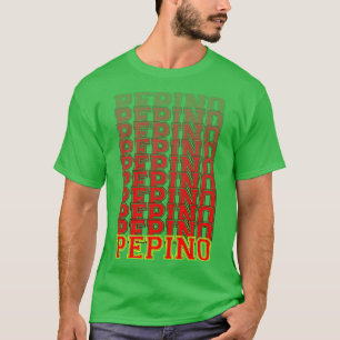 Camiseta Texto em cascata de pepino 1