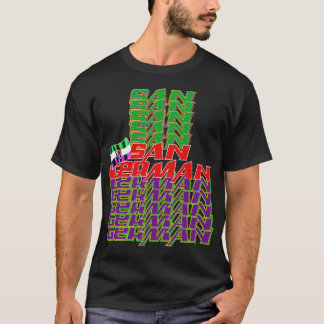 Camiseta Texto em cascata de São Alemão 3