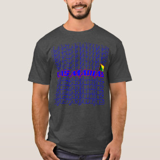 Camiseta Texto em cascata Las Marias