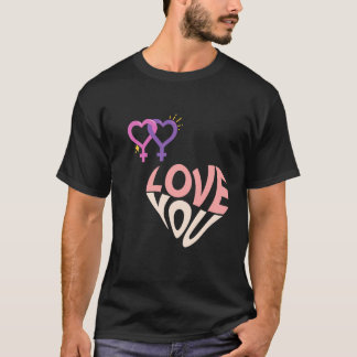 Camiseta Texto em forma de feliz dia de os namorados